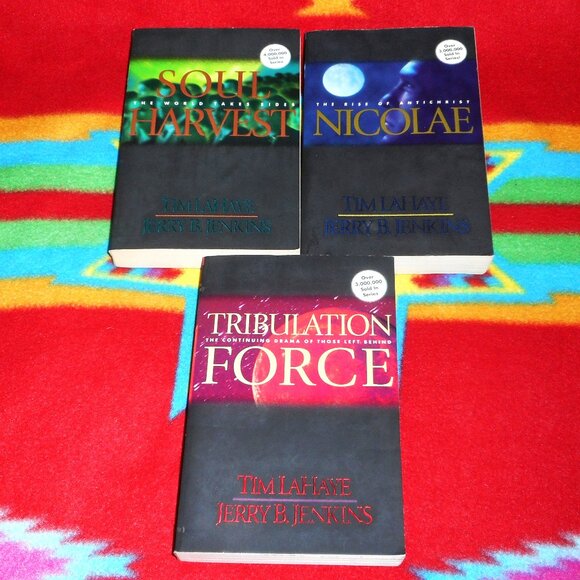 Lot of 3 Tim LaHaye Jerry B Jenkins Novels (Left Behind Series: Books 2-3-4) - Picture 1 of 7